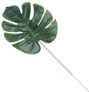 Τεχνητό Φυτό Μονστέρα Μεγάλη - Μπουκέτο Διακοσμητικών Φυτών - Κλαδιών με Φύλλωμα Πράσινο Υ68cm Globostar-78238-Πράσινο 78238