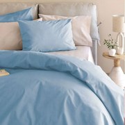 Σεντόνια Etoile/2 Με Λάστιχο (Σετ 3τμχ) Blue Palamaiki Μονό 110x232cm 100% Βαμβάκι