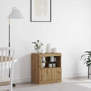 vidaXL Πλαϊνό γραφείο Καφέ 60.5 x 37 x 67 εκ Επεξεργασμένο ξύλο