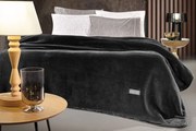 Κουβέρτα Ultrasoft Ζακάρ Υπέρδιπλη 220x240εκ. Cheval Anthracite Guy Laroche