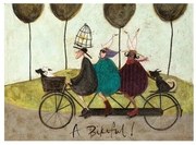 Εκτύπωση τέχνης Sam Toft - A Bikeful!