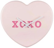 Ρολόι Τοίχου (6.2x27) Karlsson Heart Candy Soft Pink