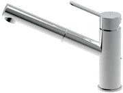 La Torre New pro 42181-100 Μπαταρία Κουζίνας Χρωμέ Με Περιστρεφόμενο Κορμό και Συρόμενο Ντους