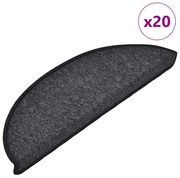 vidaXL Πατάκια Σκάλας 20 τεμ. Ανθρακί 56x17x3 εκ.