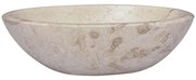 vidaXL Νιπτήρας Κρεμ 53 x 40 x 15 εκ. Μαρμάρινος