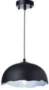 Φωτιστικό Οροφής Μονόφωτο Aca V3729251PBS Black/Silver
