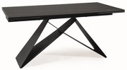 STÓŁ WESTIN CERAMIC CZARNY SAHARA NOIR/CZARNY MAT (160-240)X90 DIOMMI-80-3124