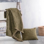 Ριχτάρι Essie Pine Ρυθμός Πολυθρόνα 160x180cm Chenille,Cotton,Polyester
