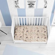 Σεντόνι Βρεφικό Africa 145 Beige DimCol Crib 100% Βαμβακερή Φανέλα
