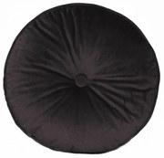 Βελουτέ Διακοσμητικό Μαξιλάρι (Φ40) Palamaiki VF803 Black