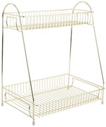 Ραφιέρα 2 Θέσεων Tidy PT3844GD 30x20x34,5cm Gold Present Time Μέταλλο