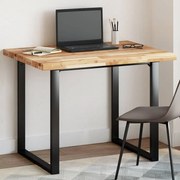 Επιφάνεια Γραφείου Ορθογώνια 100x80x4 εκ. Μασίφ Ξύλο Ακακίας