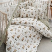 Σεντόνια Λίκνου (Σετ) Vesta Kids Teddy