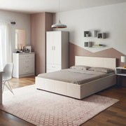 Φοιτητικό πακέτο επίπλων κρεβατοκάμαρας Morph σετ 3τεμ 80x40x95 εκ.