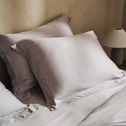 Ζεύγος Μαξιλαροθήκες (51x72) Gofis Home Sentia 305 Γκρι