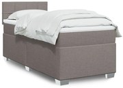 ΚΡΕΒΑΤΙ BOXSPRING ΜΕ ΣΤΡΩΜΑ TAUPE 90X200 ΕΚ. ΥΦΑΣΜΑΤΙΝΟ 3285775