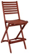 Σκαμπό Πτυσσόμενο Ξύλινο 59x70x75 C3045-AR Red Shorea