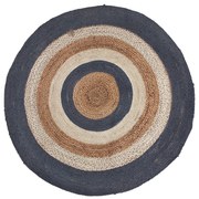 Χαλί Γιούτα BELLO ANTHRACITE ROUND &#8211; 150×150 cm 150cm-Στρογγυλό