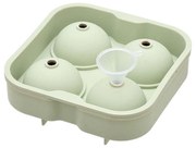 Παγοθήκη Σιλικόνης 4 Θέσεων Estia Σφαιρικό Mint Green 01-15022
