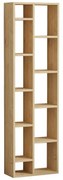 Βιβλιοθήκη Minicu σε oak απόχρωση 44,4x19,6x150 εκ. 44.4x19.6x150 εκ.