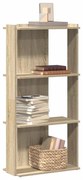 Βιβλιοθήκη 3 Επιπέδων Sonoma Δρυς 60x30x120 εκ. Επεξεργ. Ξύλο - Καφέ