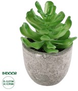 GloboStar® Artificial Garden SUCCULENT CRASSULA 21014 Διακοσμητικό Φυτό Παχύφυτο Κράσουλα Υ11.5cm