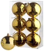 Χριστουγεννιάτικες μπάλες 6τμχ 4,5cm - Christmas decoration balls 6pcs