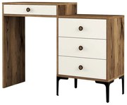 Τουαλέτα Lizbon 845HCT2305 124x40x84,7cm Walnut-Cream
