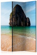 Διαχωριστικό με 3 τμήματα - Rock formation by shoreline, Andaman Sea, Thailand [Room Dividers]