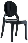 SIESTA ELIZABETH GLOSSY BLACK(Σ4) ΚΑΡΕΚΛΑ 47X50X90εκ.32.0021