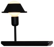 Φωτιστικό Τοίχου HL-3596 ML1 77-4412 Rowan Black Homelighting Μέταλλο,Ξύλο