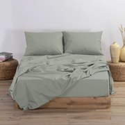 Σεντόνι Basic Με Λάστιχο Mint Nef-Nef King Size 180x235cm 100% Βαμβάκι