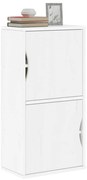 vidaXL Βοηθητικό Ντουλάπι ODDA Λευκό 40x24x79εκ. από Μασίφ Ξύλο Πεύκου