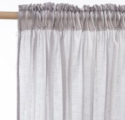 Κουρτίνα (140x270) Με Τρέσα Nef-Nef Homeware Dione Γκρι
