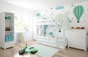 Παιδική Κουκέτα  με Συρτάρι  House  White 80x180cm  BC50022 BabyCute (Δώρο τα Στρώματα)