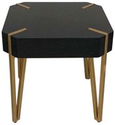 Τραπεζάκι Βοηθητικό 15-00-19909 50x50x50cm Wenge-Gold