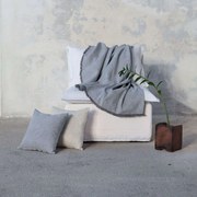 Ριχτάρι Vague Gray Nima Πολυθρόνα 180x180cm Βαμβάκι-Πολυέστερ