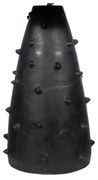 Table Lamp S Line 57cm Χειροποίητο Μαύρο S3166-0071