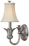 Απλίκα Φωτιστικό Τοίχου 1xE14 Plantation Elstead Lighting-HK-PLANT1-PL-Νίκελ Ματ HK-PLANT1-PL