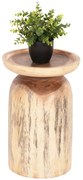 Τραπεζάκι Βοηθητικό Loki HM9899 Φ30x46cm Natural