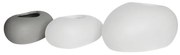 WOODWELL Ε6320,Α1FLOWER POT-ROCK 40x30x19cm, Cement Απόχρωση White 40x30x19cm Ε6320,Α1