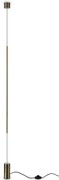 Φωτιστικό Δαπέδου Filo 301075 Φ6x704cm Led 1900lm 15W 3000K Brass Ideal Lux