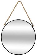 Καθρέπτης PWD-0074 μέταλλο μαύρο 38x3x38εκ 38x38x2.5 εκ.