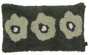 Κάλλυμα μαξιλαριού Poppy Πράσινο/ Άσπρο 100% βαμβακερό H30W50xcm EIGHTMOOD