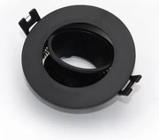 Χωνευτό Σποτ Οροφής Κινητό GU10 Φ9x2,9 Lumen-21-0450921-Μαύρο 21-0450921