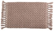 Ταπέτο Μπάνιου Nadia 05589.001 50x80cm Beige 50 X 80 100% Βαμβάκι