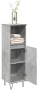 vidaXL Ντουλάπι Μπάνιου Γκρι Σκυροδέματος 30x30x100 εκ. Επεξ. Ξύλο