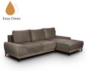 Liberta NATURA ΚΑΝΑΠΕΣ ΚΡΕΒΑΤΙ ΓΩΝΙΑ ΔΕΞΙΑ TAUPE 283x164xH90cm 283x164xH90cm 01-2643