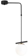 Φωτιστικό Οροφής Uzum 892OPV1614 37x15x100cm 1xE27 40W Black-White Opviq