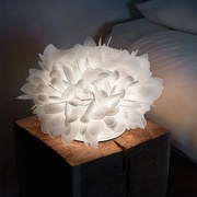 Επιτραπέζιο Φωτιστικό Veli Foliage White Decor Slamp Πλαστικό